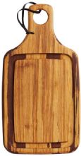 MasterClass Small Bamboo Wooden Serving Paddle / Antipasti Board, 13 x 25 cm (10